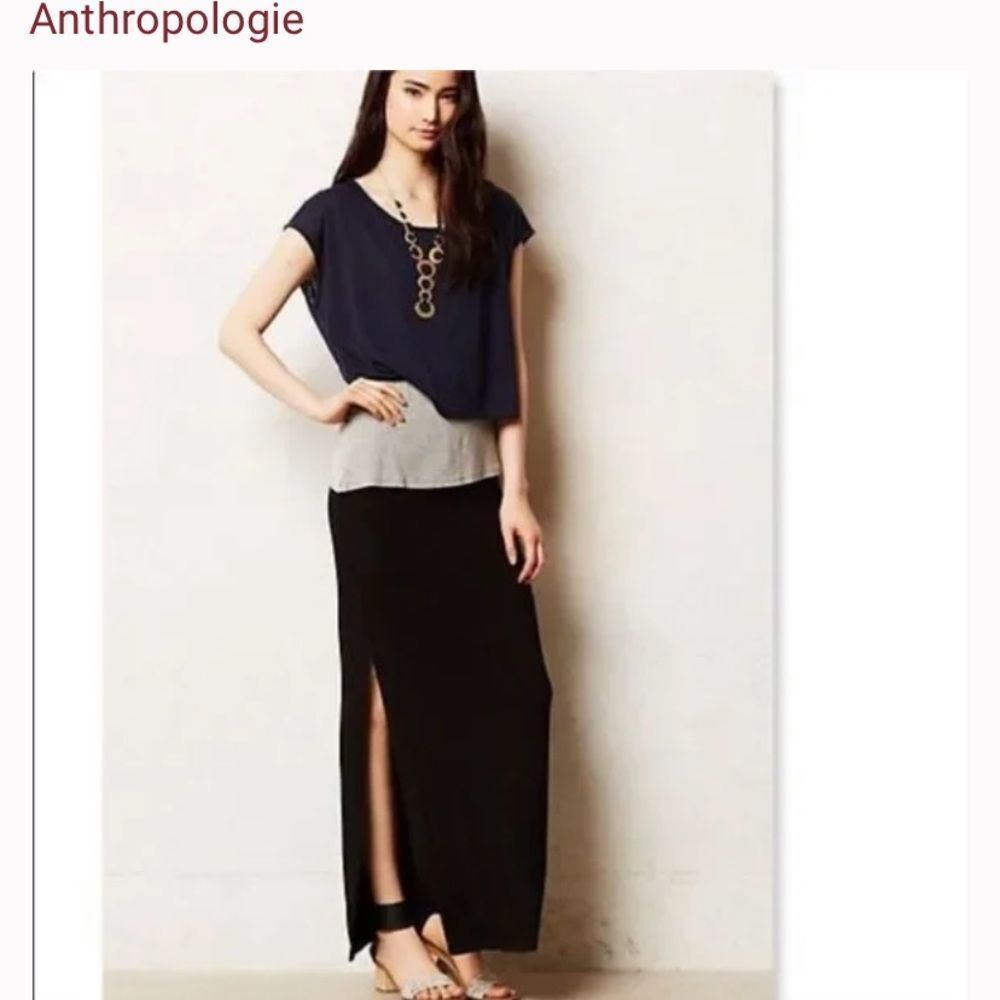 Anthropologie Askew T-shirt Maxi Dress